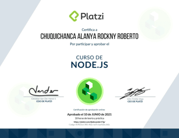 certificado