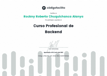 certificado