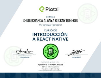 certificado