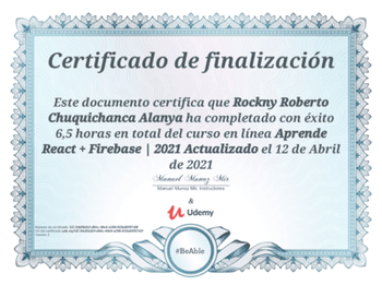 certificado